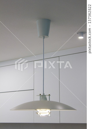 It's a modern table lamp. 137362822