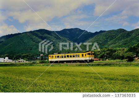 2007: Kiha 40 series single-car local train running on the Tokaido Main Line 137363035
