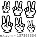 Hand sign icon 137363334