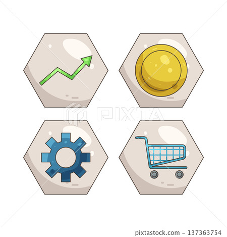 Illustration of Financial management concept Illustration of Financial management concept 137363754