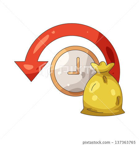 Illustration of Refund Illustration of Refund 137363765