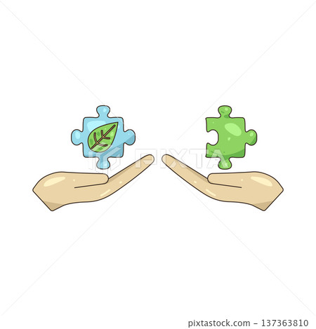 Illustration of Puzzle pieces Illustration of Puzzle pieces 137363810