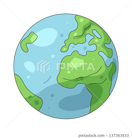 Illustration of Green Earth Illustration of Green Earth 137363833
