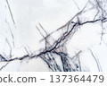 White marble texture with grey veins. Luxury interior background 137364479