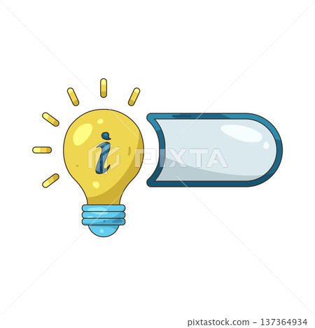 Illustration of information idea Illustration of information idea 137364934