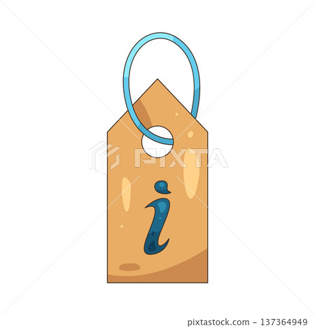 Illustration of information tag Illustration of information tag 137364949