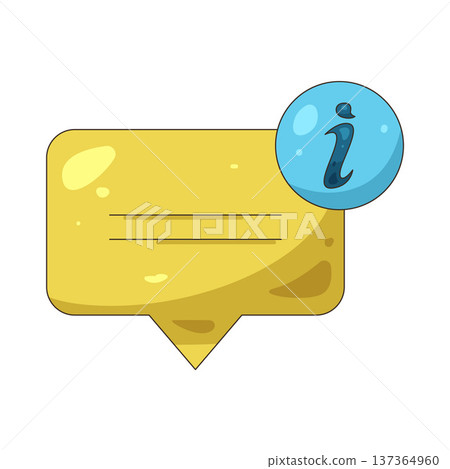 Illustration of Info chat Illustration of Info chat 137364960