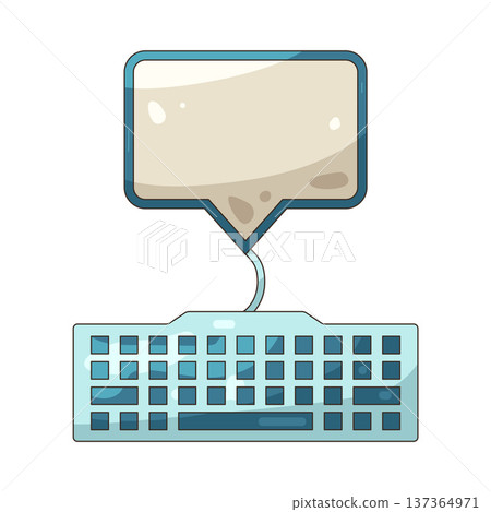 Illustration of Keyboard Illustration of Keyboard 137364971