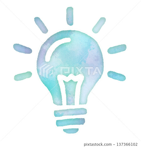 創意、靈感、發明、商業、象形圖、水彩風格、設計圖標、友善、生態 137366102