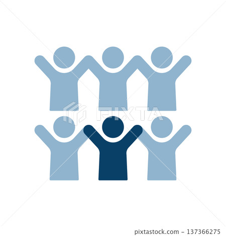 六位半身像偶像舉起雙手 六位半身像偶像舉起雙手 137366275