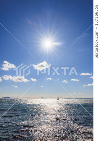 View of the south from Cape Hado, Minamichita Town, Aichi Prefecture View of the south from Cape Hado, Minamichita Town, Aichi Prefecture 137366358