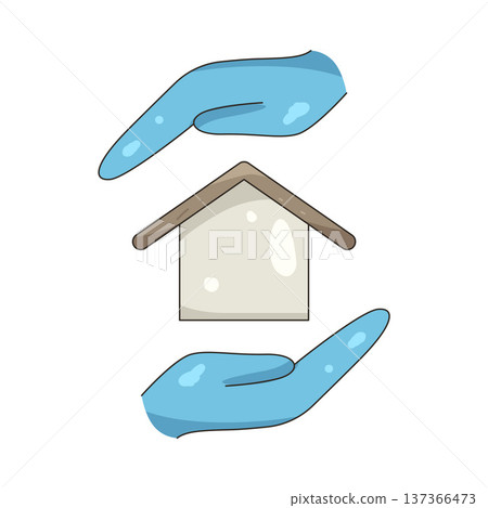 Illustration of shelter Illustration of shelter 137366473