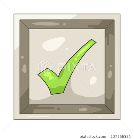 Illustration of checkmark   137366525