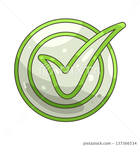 Illustration of checkmark Illustration of checkmark 137366534