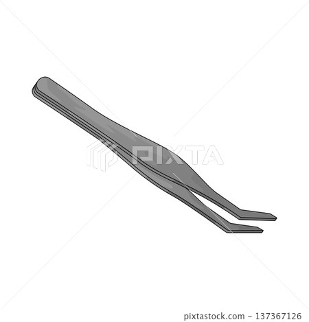 Illustration of Tweezers 137367126