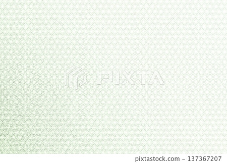 背景圖 8：精緻閃亮的淺抹茶綠色圖案上疊加白色麻葉圖案。 137367207