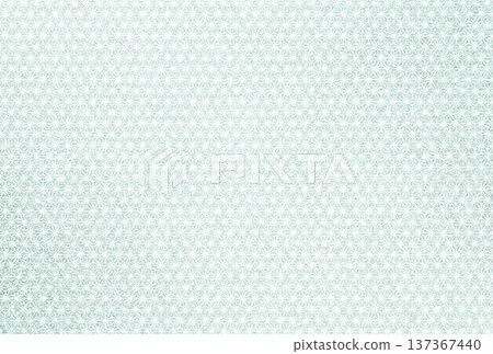 Background image 17: A delicate, sparkling, light bamboo-green pattern overlaid with a white hemp leaf pattern. 137367440