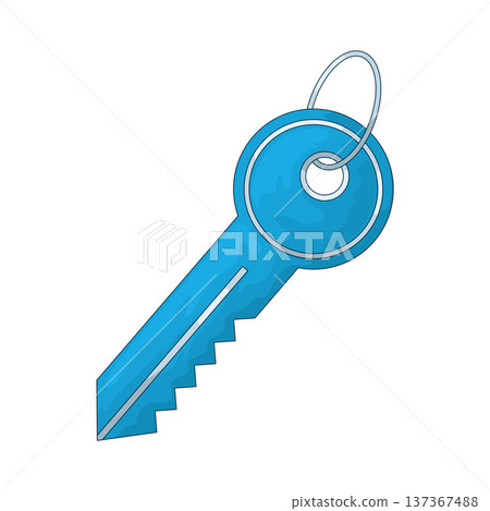 Illustration of Secure Key Illustration of Secure Key 137367488