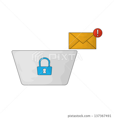 Illustration of Phishing Attack Illustration of Phishing Attack 137367491