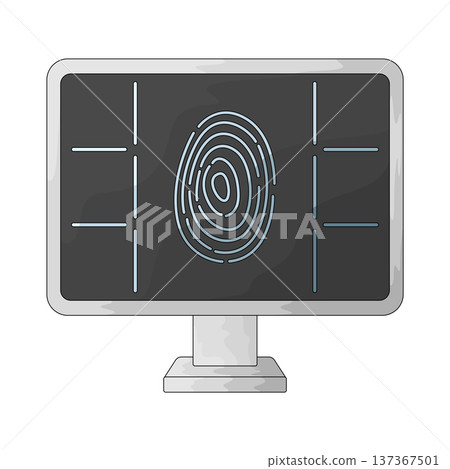 Illustration of Fingerprint Hack Illustration of Fingerprint Hack 137367501