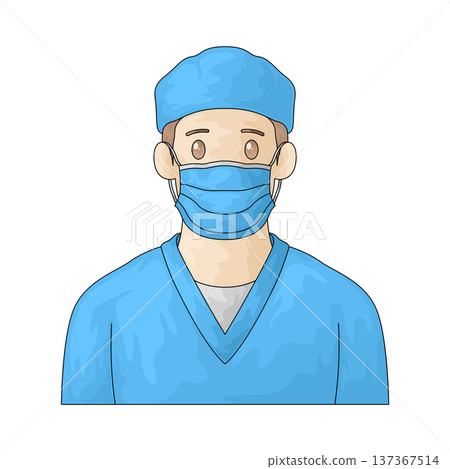 Illustration of Surgeon Illustration of Surgeon 137367514