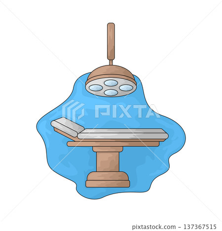 Illustration of Operating Room Illustration of Operating Room 137367515