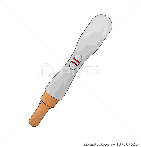 Illustration of Pregnancy Test Illustration of Pregnancy Test 137367520
