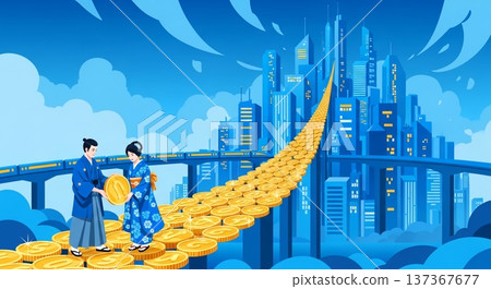 Future City Meets Japanese Culture 137367677