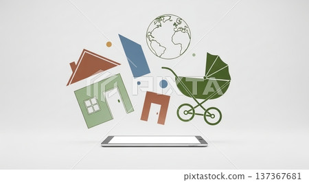 An icon that colors the future of families 137367681