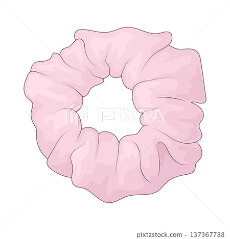 Illustration of Hair Tie Illustration of Hair Tie 137367788
