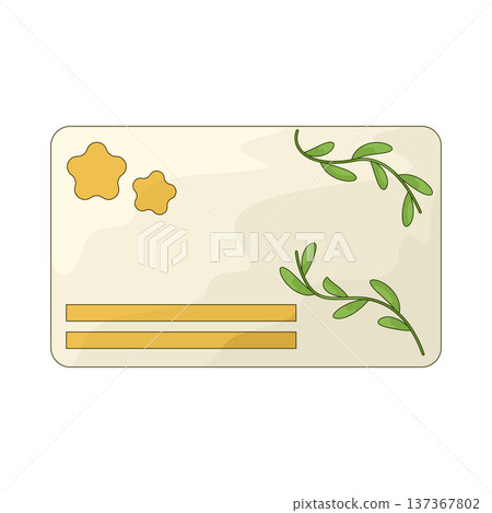 Illustration of Greeting Card Illustration of Greeting Card 137367802