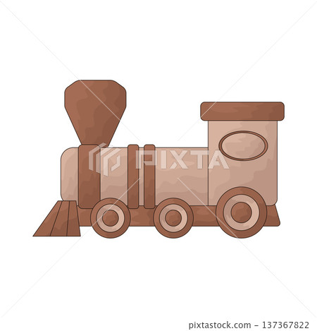 Illustration of Toy Train 137367822
