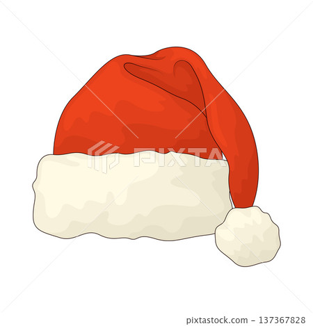 Illustration of Santa Hat Illustration of Santa Hat 137367828