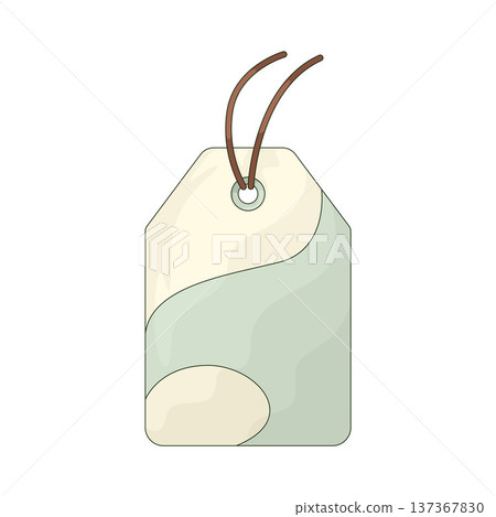 Illustration of Gift Tag Illustration of Gift Tag 137367830