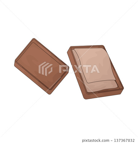 Illustration of Gift Opened Illustration of Gift Opened 137367832