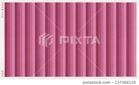 千代紙，採用日本傳統紙張製成，帶有木版畫風格的傳統日式“鰹魚條紋”圖案。 137368120