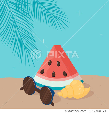 Summer vector illustration Summer vector illustration 137368171