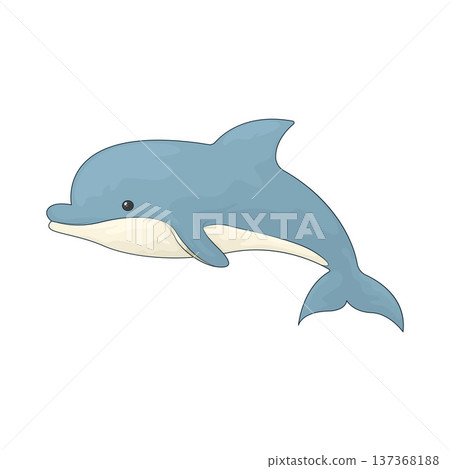 Illustration of Dolphin Illustration of Dolphin 137368188