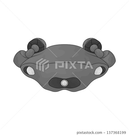 Illustration of Underwater Drone Illustration of Underwater Drone 137368199