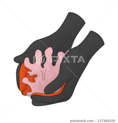 Illustration of Coral Restoration 137368200