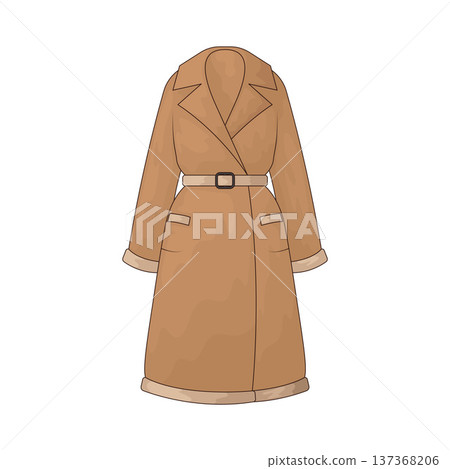 Illustration of Coat 137368206