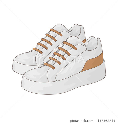 Illustration of Sneakers 137368214