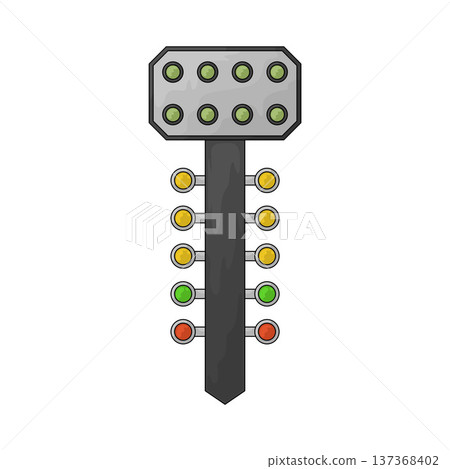 Illustration of Drag Race Lights Illustration of Drag Race Lights 137368402