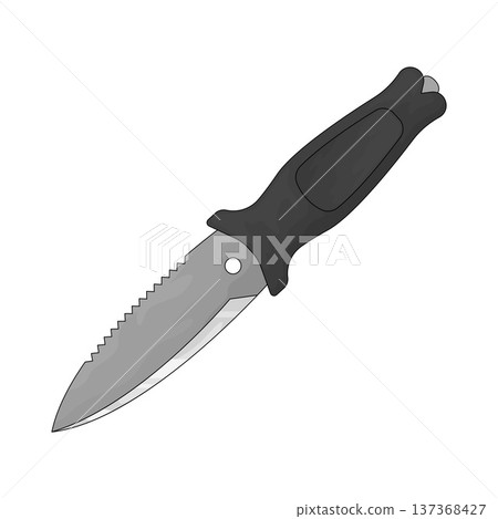 Illustration of Dive Knife 137368427