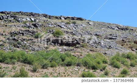Beautiful Landscape With Mountains And Blue Sky Beautiful Landscape With Mountains And Blue Sky 137368466