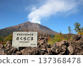 Sakurajima seen from Arimura lava observatory 137368478
