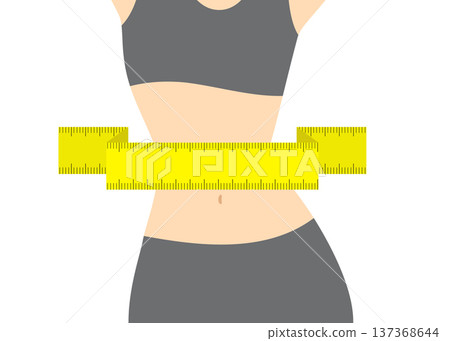 isolated illustration of healthy and diet symbol isolated illustration of healthy and diet symbol 137368644
