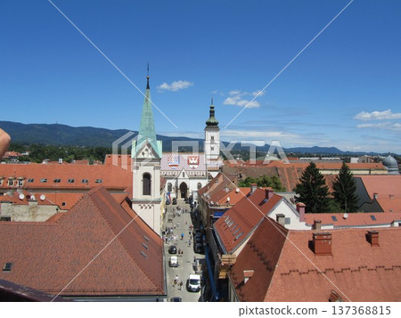 The streets of Zagreb The streets of Zagreb 137368815