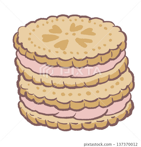 Kawaii strawberry cream biscuit cake layered dessert illustration cute bakery pastry for cafe menu graphics sweet bakery food clipart cozy dessert themed design Kawaii strawberry cream biscuit cake layered dessert illustration cute bakery pastry for cafe menu graphics sweet bakery food clipart cozy dessert themed design 137370012
