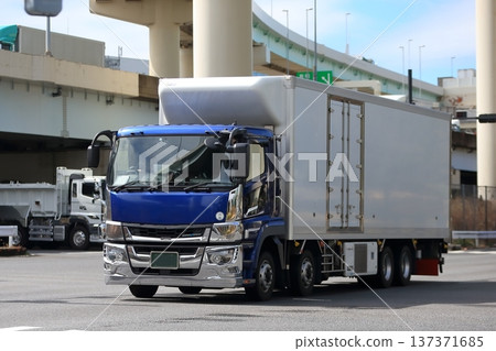 Logistics truck Logistics truck 137371685